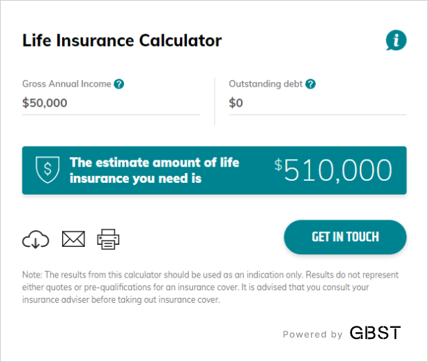 Life Insurance Calculator Gbst Equate